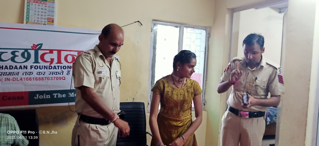 Raksha Bandhan Celebration with Delhi Police